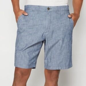 Gap 10” Essential Khaki Shorts in Indigo Chambray Size 30